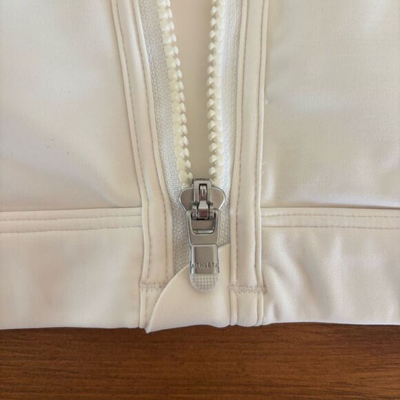 Athleta Ultimate Zip Front Bra size XS White - Picture 4 of 8